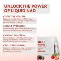 ACORN Private Label Suppléments NAD Boisson Soutien Énergétique Saveur de Baies NAD + Boisson Nicotinamide 1000mg pour Adulte