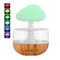 Diffuseur d'huiles essentielles à LED coloré en forme de nuage, humidificateur, vente chaude d'usine, nouveau produit 2023