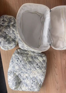Set de 3 Bolsas de Cosméticos Acolchadas con Diseño Floral <span class=keywords><strong>Coqueta</strong></span> para Viaje, Modelo 2026 - Product Image 6