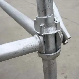 CE Certified Hot Galvanized Steel Scaffolding Cuplock/Cuplok System Andamios Parts Name for Construction Materials