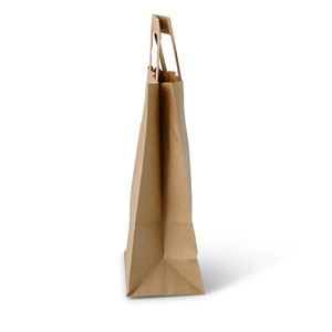 Sacs en papier kraft légers et portables pour cadeaux et courses, format générique S, 18x8x22 cm, recyclables - Product Image 5