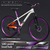 Vélo de montagne Dirt Jump 8 vitesses 26 27,5 pouces Cadre en acier haute teneur en carbone Fourche à suspension Frein à disque double Freestyle Street MTB