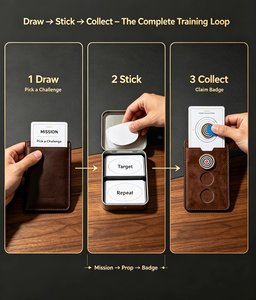 Ensemble <span class=keywords><strong>d</strong></span>'autocollants <span class=keywords><strong>d</strong></span>'impact de golf personnalisés, 150 pièces, ruban adhésif bleu avec 5 cartes de <span class=keywords><strong>d</strong></span>éfi - Product Image 5
