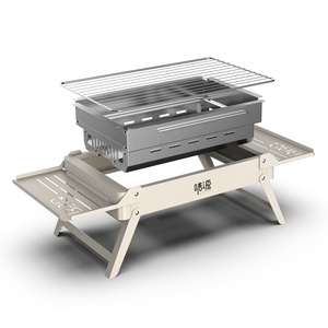 Kamp ve piknikler için Mini katlanır açık piknik barbekü ızgara ev kömür kamp sobası - Product Image 3