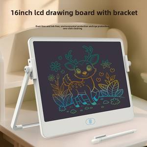 Pizarras de Escritura LCD de 16 Pulgadas con Soporte, Pantalla a Color, <span class=keywords><strong>Pizarra</strong></span> <span class=keywords><strong>Mágica</strong></span> para Niños, Práctica de Graffiti, Tableta de Dibujo y Escritura - Product Image 2