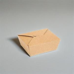 Venta al por mayor de comida rápida de embalaje de contenedores desechables Kraft almuerzo caja de comida caja de papel para alimentos - Product Image 1