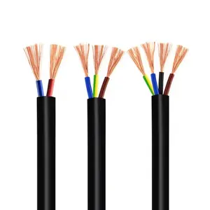 Wholesale RVVP power cord 2/3/4 core soft sheathed wire Copper core cable engineering national standard power cord