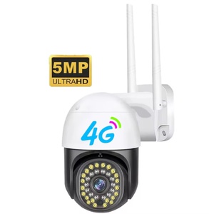 Caméra IP sans fil extérieure V380 Pro 4G avec carte SIM, 3MP, 5MP, zoom numérique 4X, P2P, détection humaine IA, H.265, audio, sécurité CCTV PTZ - Product Image 1
