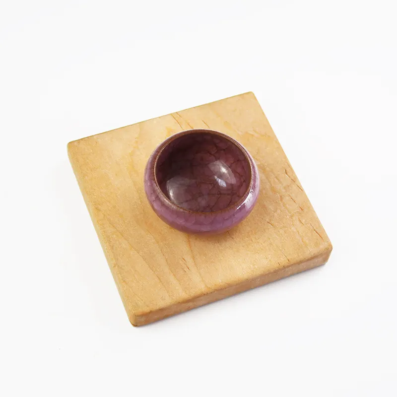 Eco Friendly Reusable Personalized Natural Kitchen Bar Drinking Square Bamboo Wood Coaster Cherry Wooden Cup Mat