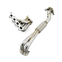 Collecteur d'échappement en acier inoxydable adapté pour Mitsubishi Lancer 2.4 2008-2015