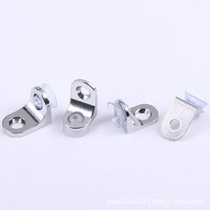 Top Home Furnishings Shelf Support Bracket Zinc Alloy Glossy Modern Simple Wardrobe <b>Cabinet</b> Partition Nail Durable Connector - Product Image 2
