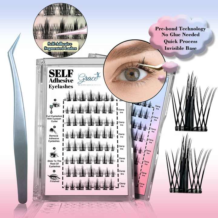 New Arrival pre-bond technology no glue needed DIY Lash Extension 