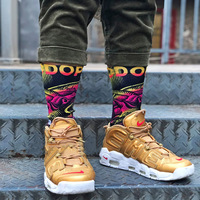 Chaussettes de sport 3D pour hommes, chaussures de basket-ball, avec impression numérique, en couleur, 360