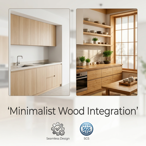 Diseño Gratuito: <span class=keywords><strong>Muebles</strong></span> de Cocina Modernos sin Tiradores con Iluminación LED Integrada - Product Image 4
