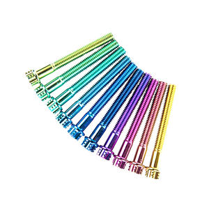 M6/M8 M10 公制钛合金法兰圆头螺丝 彩色刹车摩托车改装紧固件 阳极氧化彩色螺栓 - Product Image 3