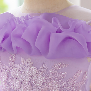 Vestido de Princesa para Niñas, Sin Mangas, Floral, Hasta la Rodilla, Traje de Fiesta de Cumpleaños, Disfraz de Piano - Product Image 5