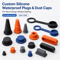 Bouchons anti-poussière étanches en caoutchouc silicone personnalisés pour véhicules électriques (VE) – Scellage automobile OEM ODM