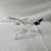 Modèle d'avion en alliage de 14 cm, fourni par l'usine, modèle d'aviation Boeing B787 des compagnies aériennes Aeromexico, cadeau d'aviation
