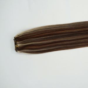 Custom Colors Cuticle Intact Remy Malaysian Virgin Human Hair Weaving Kinky Style Machine Double Weft 8 Inches <b>Stretched</b> Length - Product Image 1