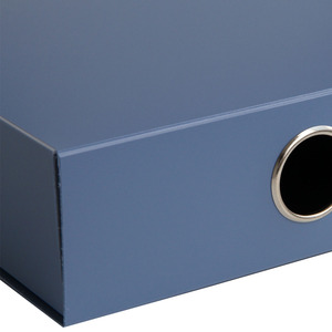 Deli <b>File</b> <b>Box</b> 3.5cm A4 Blue Office Organizer Desktop Storage - Product Image 3