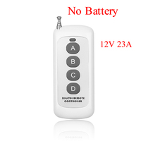 Télécommande sans fil 4 touches longue portée 433Mhz 1527 Code d'apprentissage 433mhz Transmetteur pour porte de garage Contrôleur de lumière