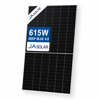 Panneaux solaires photovoltaïques monocristallins de type N JA615w JAM66D45 LB de qualité supérieure pour l'électricité domestique et les systèmes d'alimentation à domicile