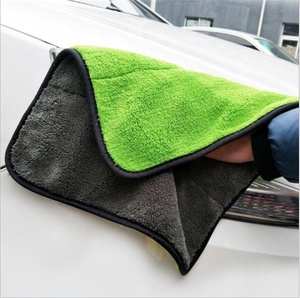 Serviettes de lavage de voiture 1000gsm jaune gris <span class=keywords><strong>orange</strong></span> personnalisé épaissir peluche corail <span class=keywords><strong>serviette</strong></span> de lavage de voiture microfibre chiffon de nettoyage de voiture - Product Image 5