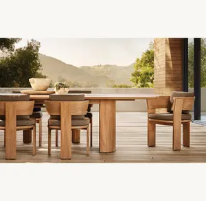 Sassanid Outdoor Neuankömmling Patio Garden setzt Luxushotel Gartenmöbel Solaro Teak Esstisch