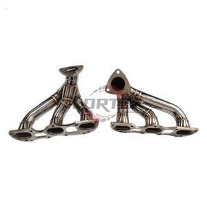 Vortex SS304 Performance Exhaust Headers fits Porsche 911 991.2 Turbo S 3.8T Racing Manifolds Catback Muffler System <b>Kit</b> - Product Image 2