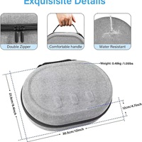 Sac de rangement tout-en-un Mate Ocuius pour VR3/Meta pour 3s avec fermeture éclair, portable et résistant à l'eau pour lunettes VR