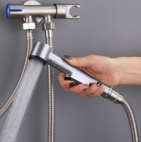Ensemble de kit de pulvérisateur de bidet de toilette à main sous pression robinet de bidet de nettoyage personnel à main pulvérisateur de bidet à haute pression personnalisé
