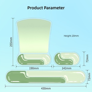 Soporte de Muñeca Ergonómico de Silicona con Diseño Personalizado, Reposamuñecas de Gel para Teclado y Ratón - Product Image 5