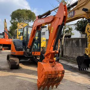 Mini-excavatrice Hitachi Zaxis 55 d'occasion du Japon, modèle ZX55/ZX55U/ZX55US/ZX55USR, 5,5 tonnes, sur chenilles en caoutchouc, à vendre - Product Image 6