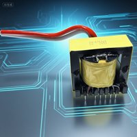 Transformateur de puissance monophasé haute fréquence à bobinage en cuivre EC5457 de haute qualité, bobine 100V à 240V