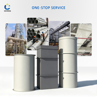 Fabrication de conduites en PP/PVC sur mesure, conduite d'air rectangulaire en polypropylène anti-corrosion pour les émissions de gaz d'échappement industriels, conduite en PP