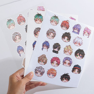 Pegatinas personalizadas de dibujos animados de beso, pegatinas autoadhesivas de impresión de logotipo con sus propios diseños para negocios - Product Image 6