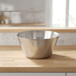 Stainless Steel Storage Basket Bowl Modern Design Kitchen Organization Container Multifunctional Metal <b>Bin</b> for Neatening - Product Image 5