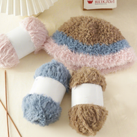 Fil de fourrure synthétique teint coloré fantaisie pour tricoter pulls et écharpes – Vente en gros directement du fabricant