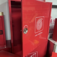 Armoire pour enrouleur de tuyau d'incendie SANHUI OEM/ODM, type manuel, en fonte, à porte simple/double, 750mm*750mm, équipement de suppression d'incendie