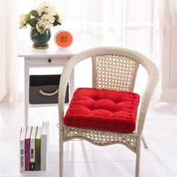 Coussin de siège extra épais et doux 40*40cm, portable, lavable en machine, pour intérieur, extérieur, voiture, bureau, une place