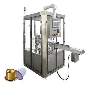 Machine d'emballage automatique <span class=keywords><strong>de</strong></span> type rotatif à haute précision pour dosettes K-Cup et Nespresso, pour <span class=keywords><strong>poudre</strong></span> <span class=keywords><strong>de</strong></span> thé et <span class=keywords><strong>de</strong></span> café, à entraînement électrique - Product Image 2