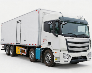 Camion frigorifique Foton Auman 8*4 à toit surélevé de 9,6 m avec cabine double, moteur Cummins de 490 CV, Euro 2 à Euro 6 personnalisable - Product Image 1