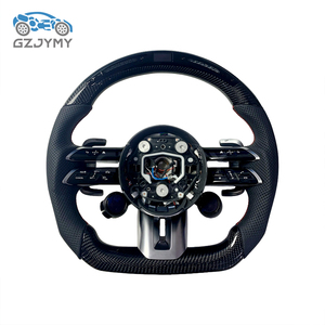 <span class=keywords><strong>Volant</strong></span> en cuir en fibre de carbone pour Mercedes Benz <span class=keywords><strong>AMG</strong></span> <span class=keywords><strong>a</strong></span> C E S G V Class GLA GLC GLE GLS GT CLA W176 W205 W213 W222 W223 W463 - Product Image 2