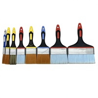 Pinceaux de peinture murale industriels brevetés, à montage sur fil, tête de brosse détachable, couleur personnalisée, options multi-tailles, poignée ergonomique