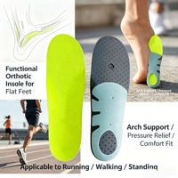 Semelles intérieures de chaussures à bords scellés, anti-roulement, durables, ajustement ferme, respirantes, amortissantes, avec soutien de la voûte plantaire, vente en gros