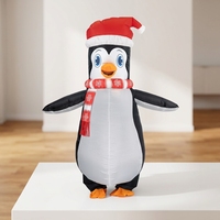 Costume gonflable de Noël pour adulte, thème Père Noël, mascotte gonflable pour parc d'attractions, centre commercial, spectacle, accessoire de performance