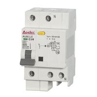 AUB1LE1P + N Modulaire Électronique RCBO 100mA 16A