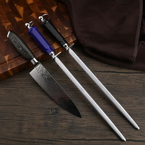 High Quality Carbon <strong>Steel</strong> Classic <strong>Steel</strong> 12 Inch <strong>Knife</strong> <strong>Sharpening</strong> Rod Professional Honing <strong>Steel</strong> <strong>for</strong> Master Chef - Product Image 5