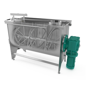 Mélangeur de ruban pour poudre, machine à mélanger automatique pour moulin à aliments pour poulets, mélangeur à double arbre - Product Image 5