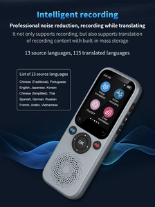 Dispositif de traduction vocale 2 pouces <span class=keywords><strong>Chat</strong></span> GPT Multi-langues S20 Dispositif de traduction intelligent en temps réel pour les voyages internationaux et les apprenants - Product Image 6